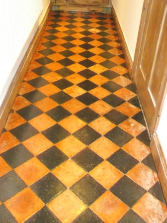 Quarry Tiled Floor After Restoration