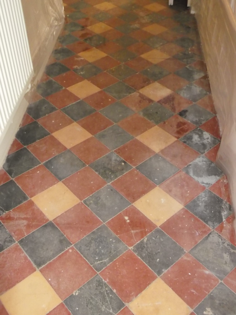 Victorian Floor Before Cleaning