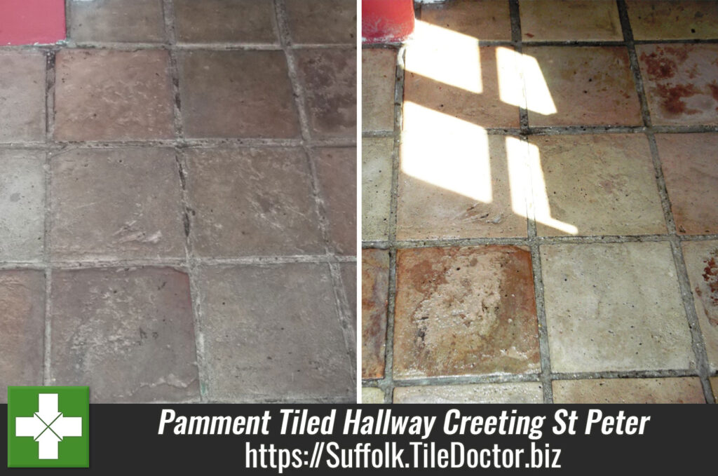 Pamment Tiled Hallway Maintained in Creeting St Peter, Suffolk