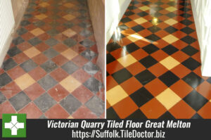 Victorian Quarry Tiled Floor Restoration