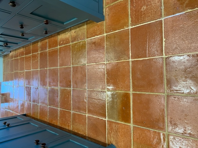 Terracotta Tiled Kitchen Floor After Renovation Hoo Woodbridge